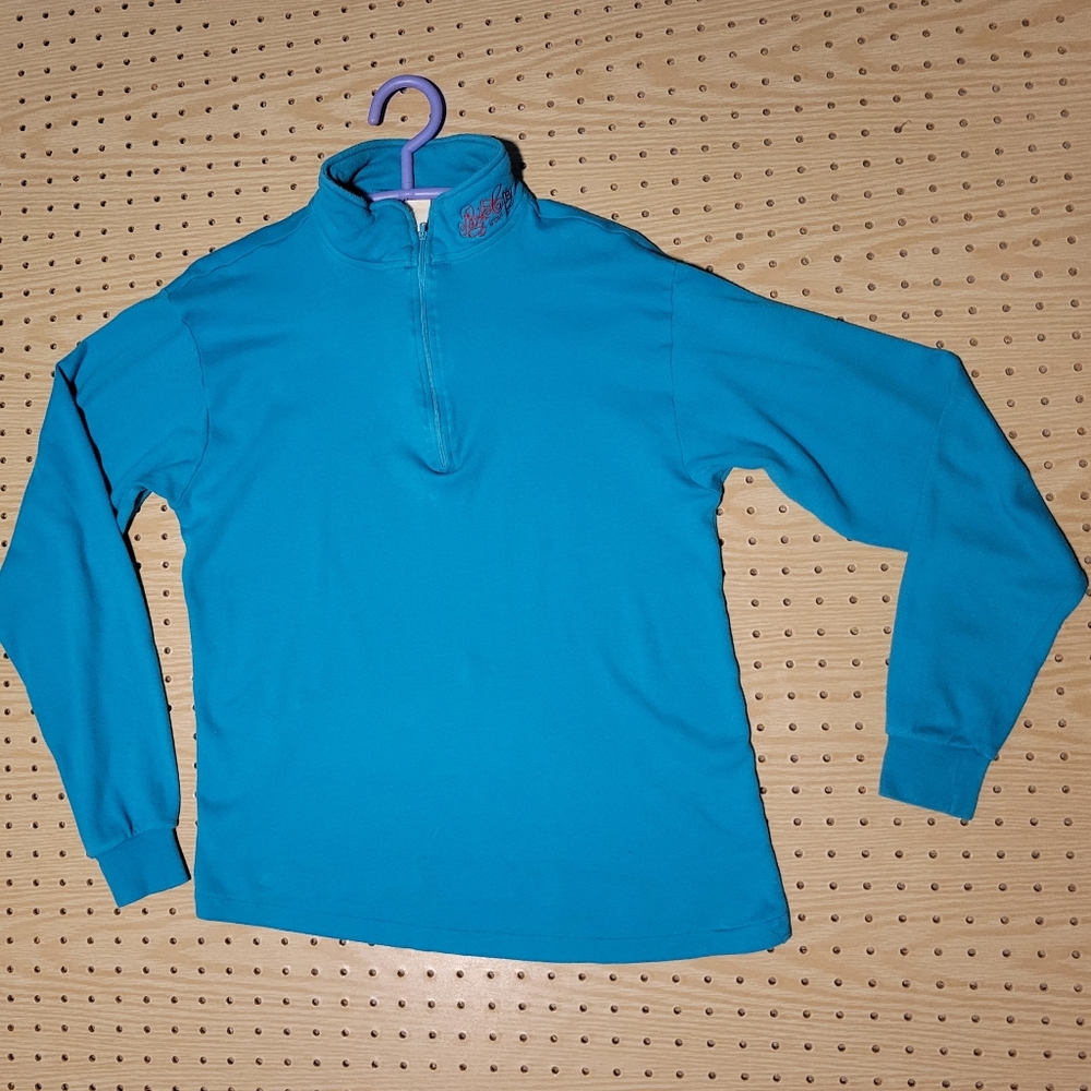 Vintage Ski shirt quarter zip turtle neck Park City Utah